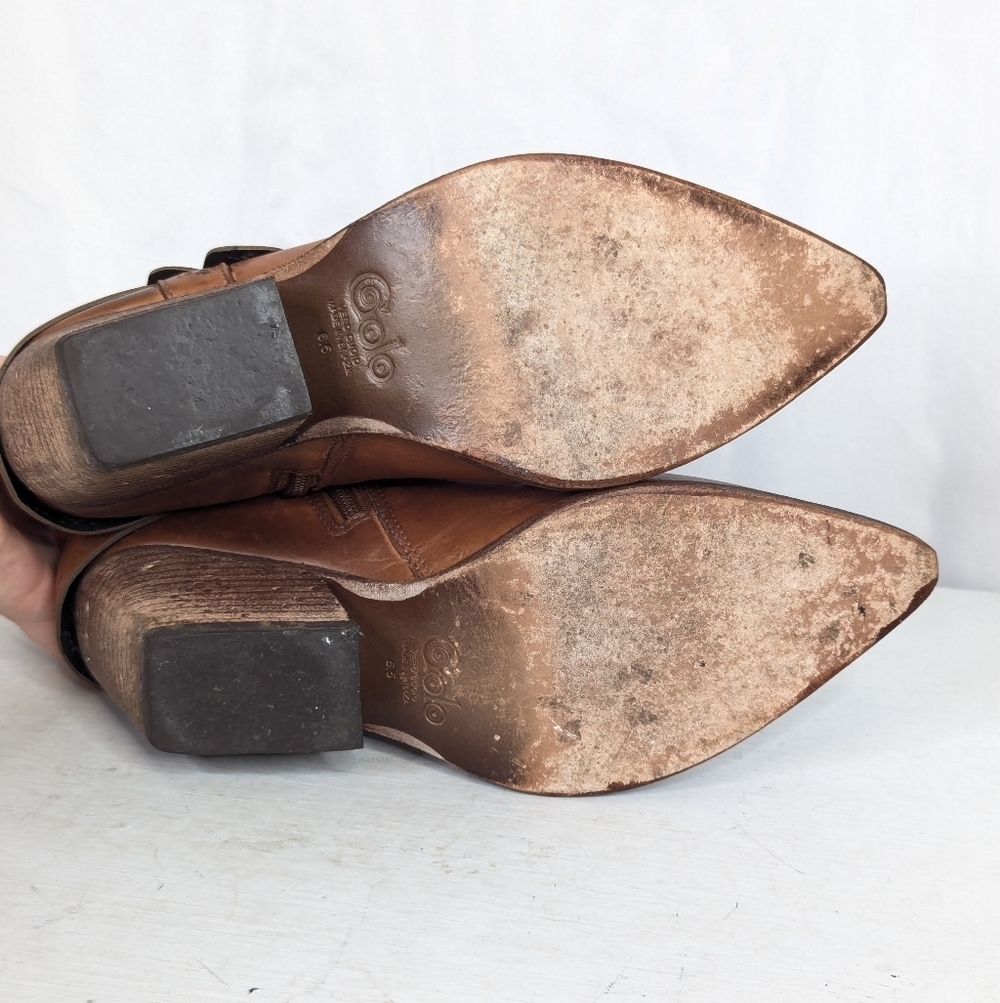 Golo Tombstone Western Cowgirl Booties Boots - Women's Size 6.5 - Picture 7 of 9